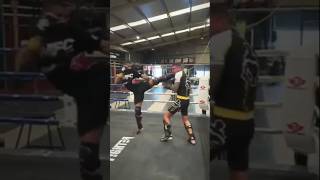 🥊🥊🥊upper cut punch and roundhouse kick knockoutboxingteakwandocombatsportmmaufckickboxing🥊 [upl. by Shane]