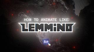 How To Animate Like Lemmino After Effects Tutorial [upl. by Idaf13]