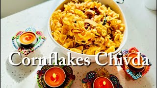 Cornflakes Chivda  Cornflakes Mixture  Makai Chivda Recipe  Maize Poha Chivda  Diwali Snack [upl. by Millar124]