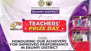 4th Edition Of Teachers Prize Day  Ekumfi District [upl. by Ellenaj]