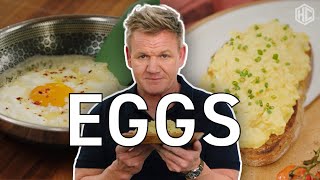 Gordon Ramsay Makes Scrambled and Fried Eggs  Cooking With Gordon  HexClad [upl. by Ylecic]