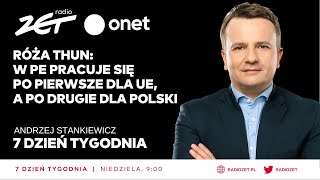 Róża Thun w Radiu ZET W PE pracuje się po pierwsze dla UE a po drugie dla Polski [upl. by Pelligrini]