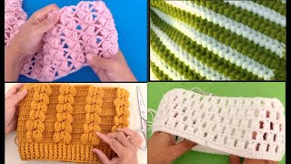 Tejer a Crochet puntos puntadas paso a paso para diademas gorros chalecos tejidos [upl. by Mady53]