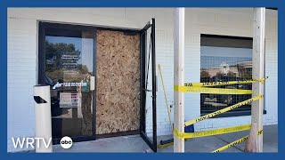 Thieves crash car into Greenwood gun store steal more than a dozen firearms [upl. by Intihw]