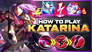 HOW TO PLAY KATARINA SEASON 14  NEW Build amp Runes  Season 14 Katarina guide  League of Legends [upl. by Adneram]