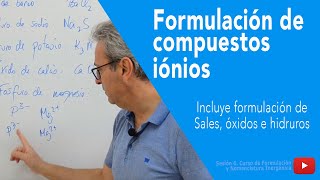 Formulación de compuestos iónicos binarios FORMULACIÓN INORGÁNICA 6 [upl. by Tongue897]