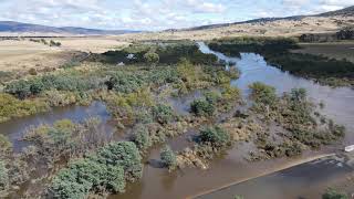 Avoca  Tasmania  Flight to the Rossarden Bridge  Floods March 2021 [upl. by Odarbil]