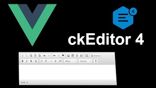 ckeditor4 with vue3 using composition api [upl. by Kalila109]