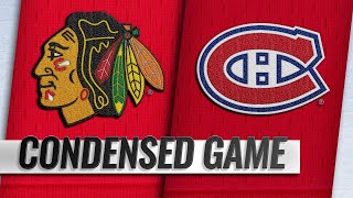 031619 Condensed Game Blackhawks  Canadiens [upl. by Nyltiac146]