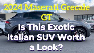 2024 Maserati Grecale GT The BEST Exotic SUV [upl. by Goines748]