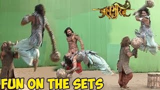 Mahabharat  OMG Mahabharats UNSEEN Fun On the Sets LEAKED [upl. by Allenrad]