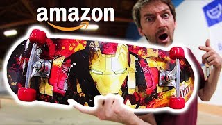 THE CHEAPEST SKATEBOARD ON AMAZON  CHEAP SKATES EP 11 [upl. by Rowena2]