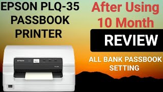 Epson printer passbook plq35 review [upl. by Ansela751]