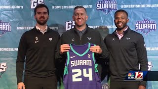 Greensboro Swarm announce new head coach [upl. by Airogerg]