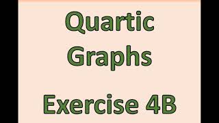 AS Maths  Pure  Quartic Graphs [upl. by Carina]