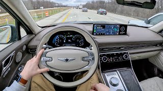 2024 Genesis GV80 — Morning Commute in The Korean Flagship SUV [upl. by Everett]