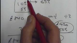 How to work out percentages without a calculator Part 2wmv [upl. by Oakman]