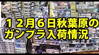 【ガンプラ情報】１２月６日秋葉原の秋葉原のガンプラ入荷状況。 [upl. by Cristin]