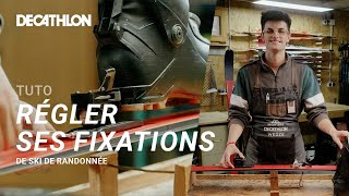 TUTO  Comment bien régler ses fixations de ski de randonnée  🎿 I Decathlon [upl. by Gherardi]