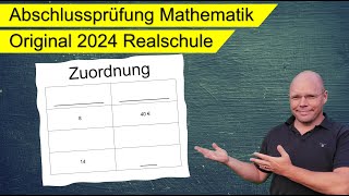 Abschlussarbeit 2024 Realschule Niedersachsen Aufgabe 4 Hauptteil 1 [upl. by Urbani]