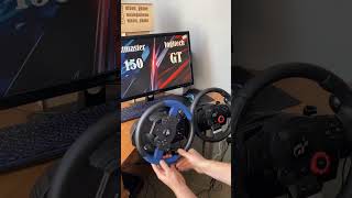 Thrustmaster T150 VS Logitech GT shorts thrustmaster logitech [upl. by Efal]