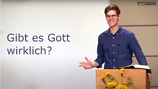 Gibt es Gott wirklich  Predigt von Matthias Ecker [upl. by Eatnahc]