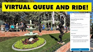 Our virtual queue experience at Haunted Mansion opening day [upl. by O'Gowan]