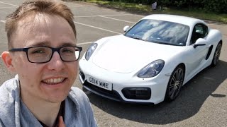 My Dream Porsche 981 Cayman GTS First Road Drive [upl. by Elletsirk]