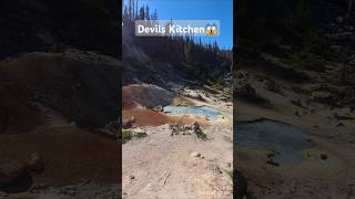 Devils Kitchen in Lassen National Park shorts [upl. by Karoly266]