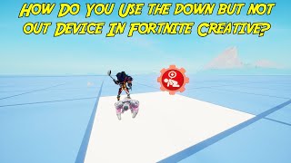 How Do You Use The Down But Not Out Device In Fortnite Creative 2021 Fortnite [upl. by Arahs]