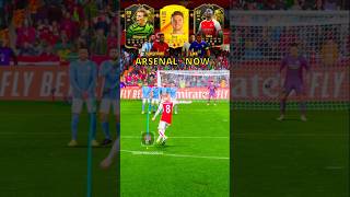 Arsenal NOW vs Arsenal THEN Free Kicks Challenge in FC 24 shorts football fc24 [upl. by Fari]