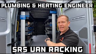 Plumbing amp heating engineer fully loaded van racking system [upl. by Coates]