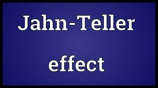 JahnTeller effect Meaning [upl. by Brady437]