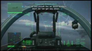 Lets Play Ace Combat 6  Part 1 Mission 1 [upl. by Anadal]