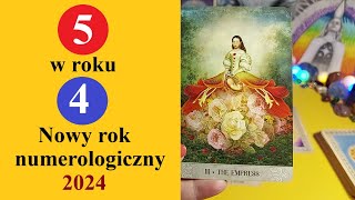 5 w 4  Nowy rok numerologiczny 2024  tarot horoskop czytanie tarota TarotEsme [upl. by Rednasxela396]