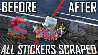 Revealing Sticker Scrape Secrets Espionage Capsule [upl. by Cad]