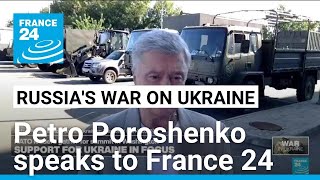 Ukraines fight for existence Poroshenko asserts negotiating with Putin requires military force [upl. by Sitnerp826]