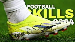 Best Football Skills 2024 12 [upl. by Zebada]