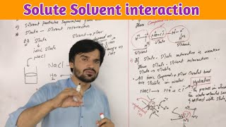 Solute Solvent interaction class 9 MT CHEMISTRY [upl. by Spiers]