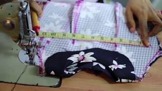 How To Cut amp Sew Flared Dress Part 2 Sewing [upl. by Calley]