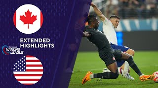 Canada vs USA Extended Highlights  CONCACAF Nations League  CBS Sports Golazo [upl. by Perseus]