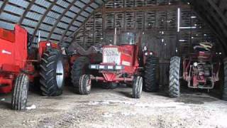 Farmall 656 Diesel Cold Start [upl. by Nolyad]