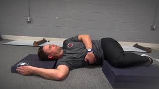 Thoracic Side Lying Rotation with Rib Grab [upl. by Ashly]