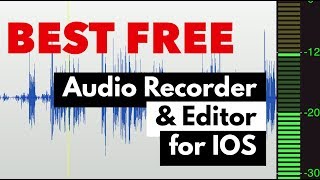 Best Free Audio Recording and Editing App for iOS [upl. by Malonis]