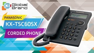 Panasonic KXTSC60SX Corded Phone Integrated Telephone Set  PABX  Unboxing  Review [upl. by Atteinotna522]