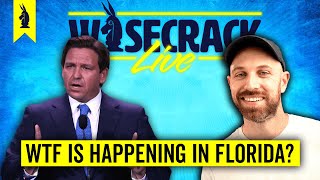 Whats up with Floridas Book Banning  Wisecrack Live  1262023 news politics education CRT [upl. by Annawyt576]