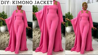 How to cut and sew a kimono jacket [upl. by Suidualc]