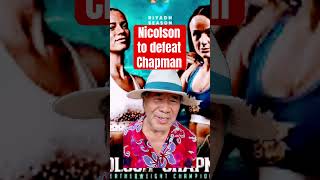 Nicolson to best Chapman boxing nicolson juliusahsam [upl. by Llennej348]