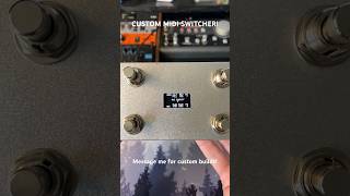 Custom midi switcher for HX Stomp XL Looper and button control guitarpedals guitar midi [upl. by Bowles]