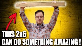 I discovered an AMAZING 2x6 trick for woodworkers [upl. by Baumbaugh200]